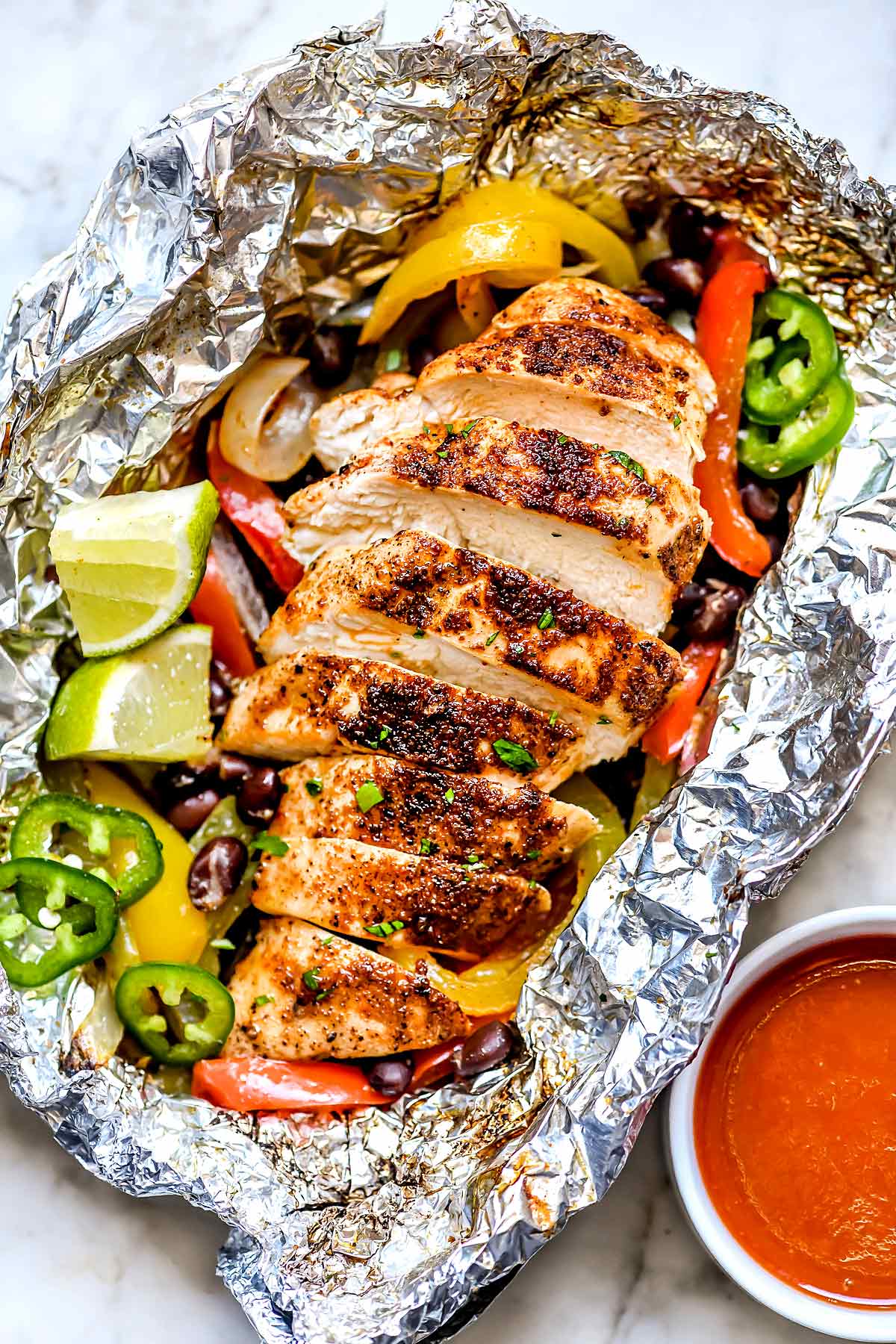 Greek Salad with Chicken | foodiecrush.com