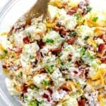 Loaded Baked Potato Salad | foodiecrush.com