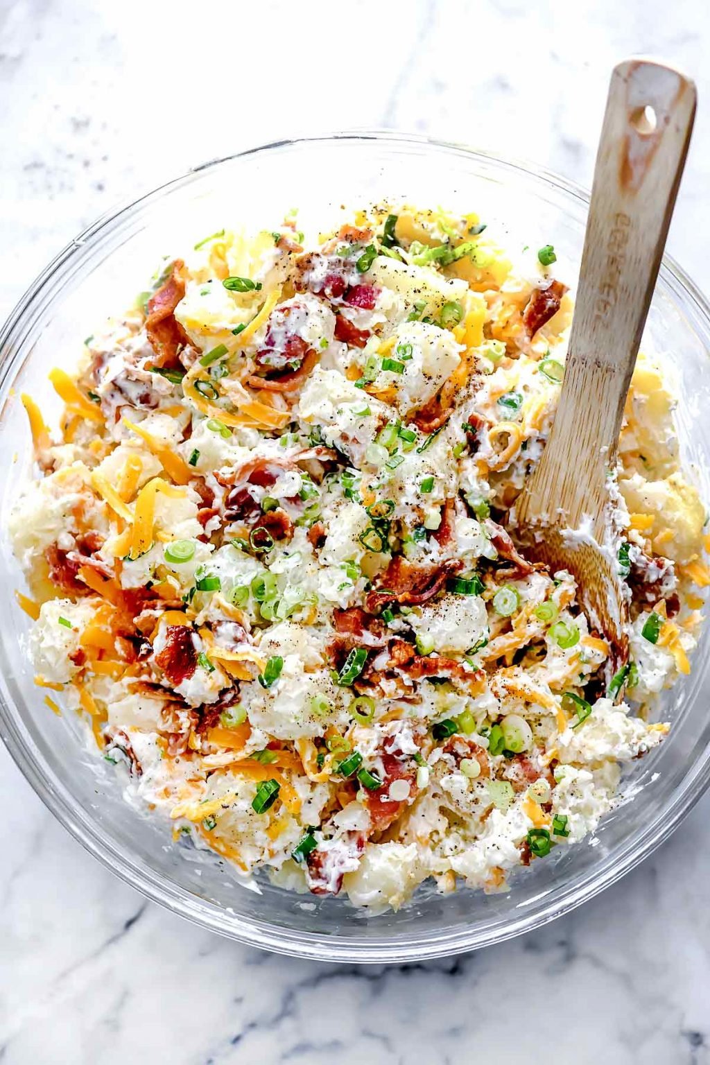 Loaded Potato Salad (a Baked Potato Salad!) - foodiecrush .com