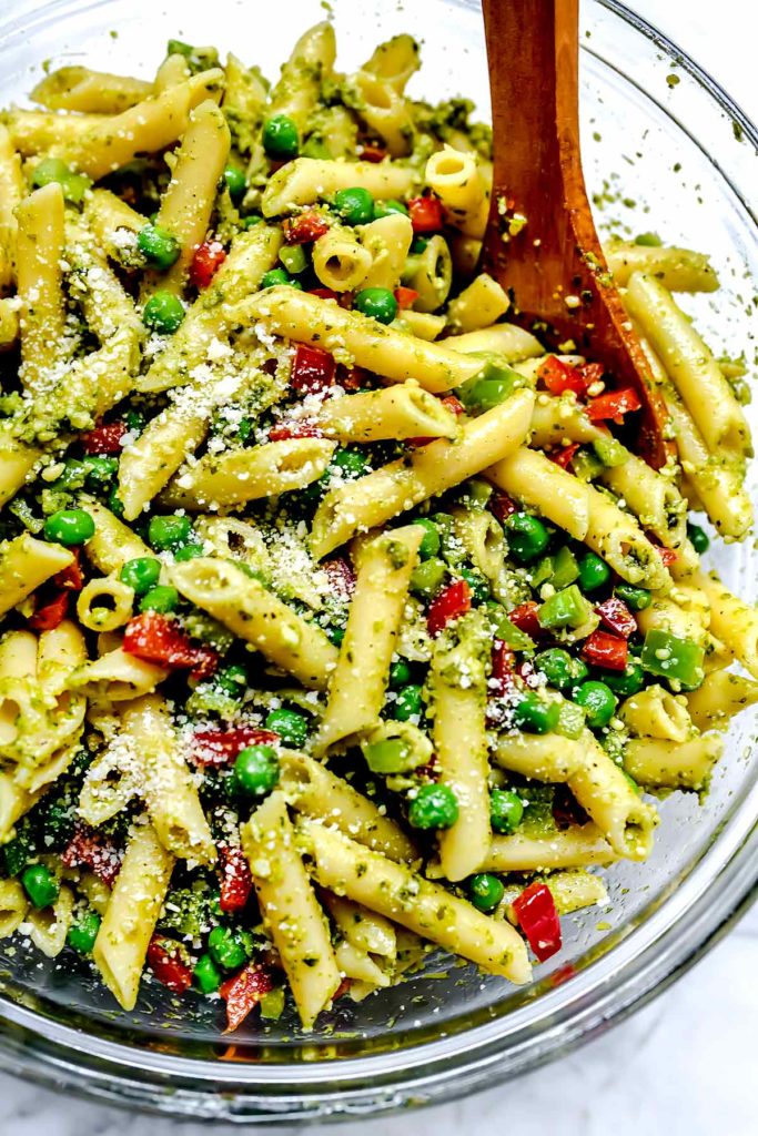 Pesto Pasta Salad | foodiecrush.com