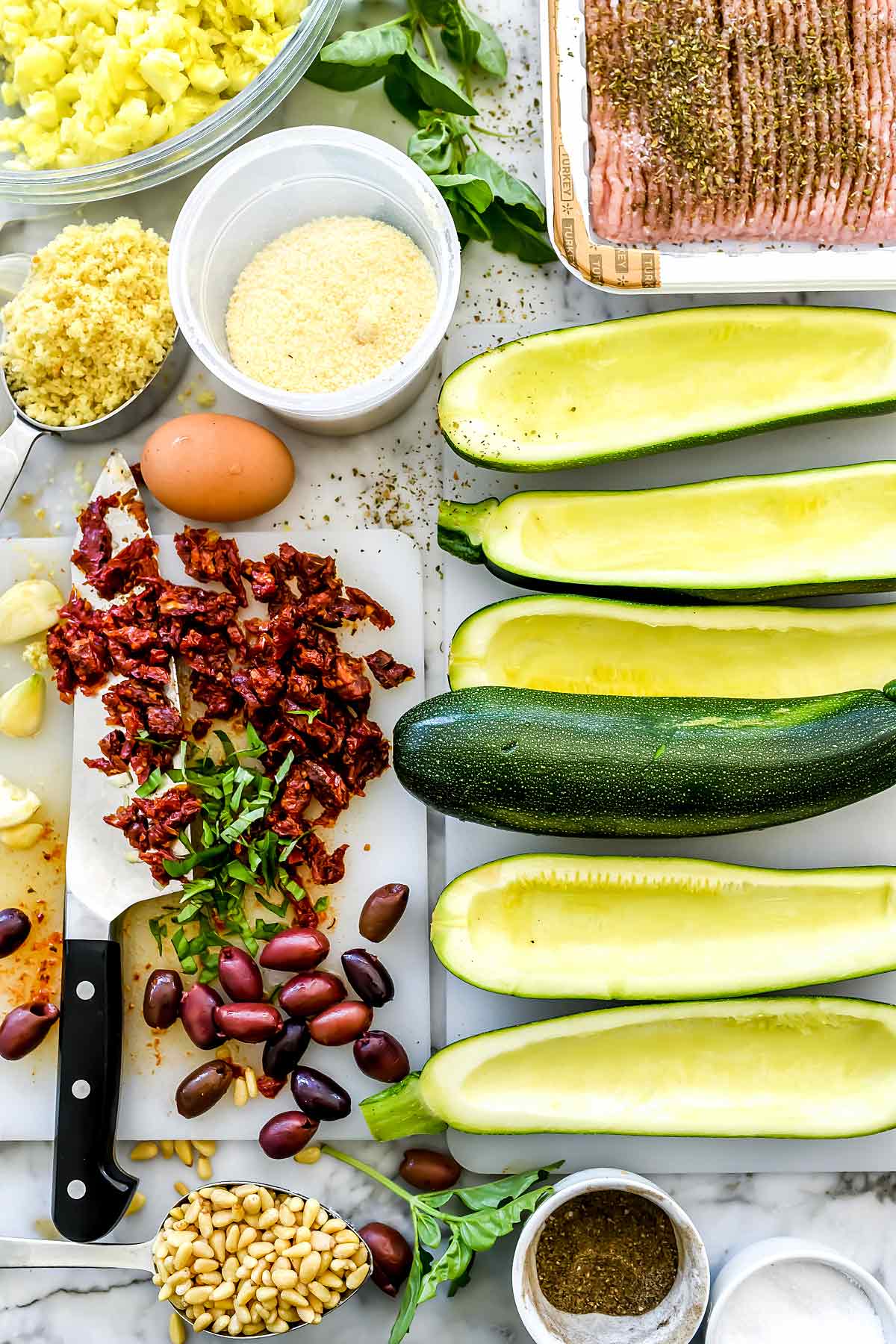 Mediterranean Zucchini Boats (Easy & Healthy!)