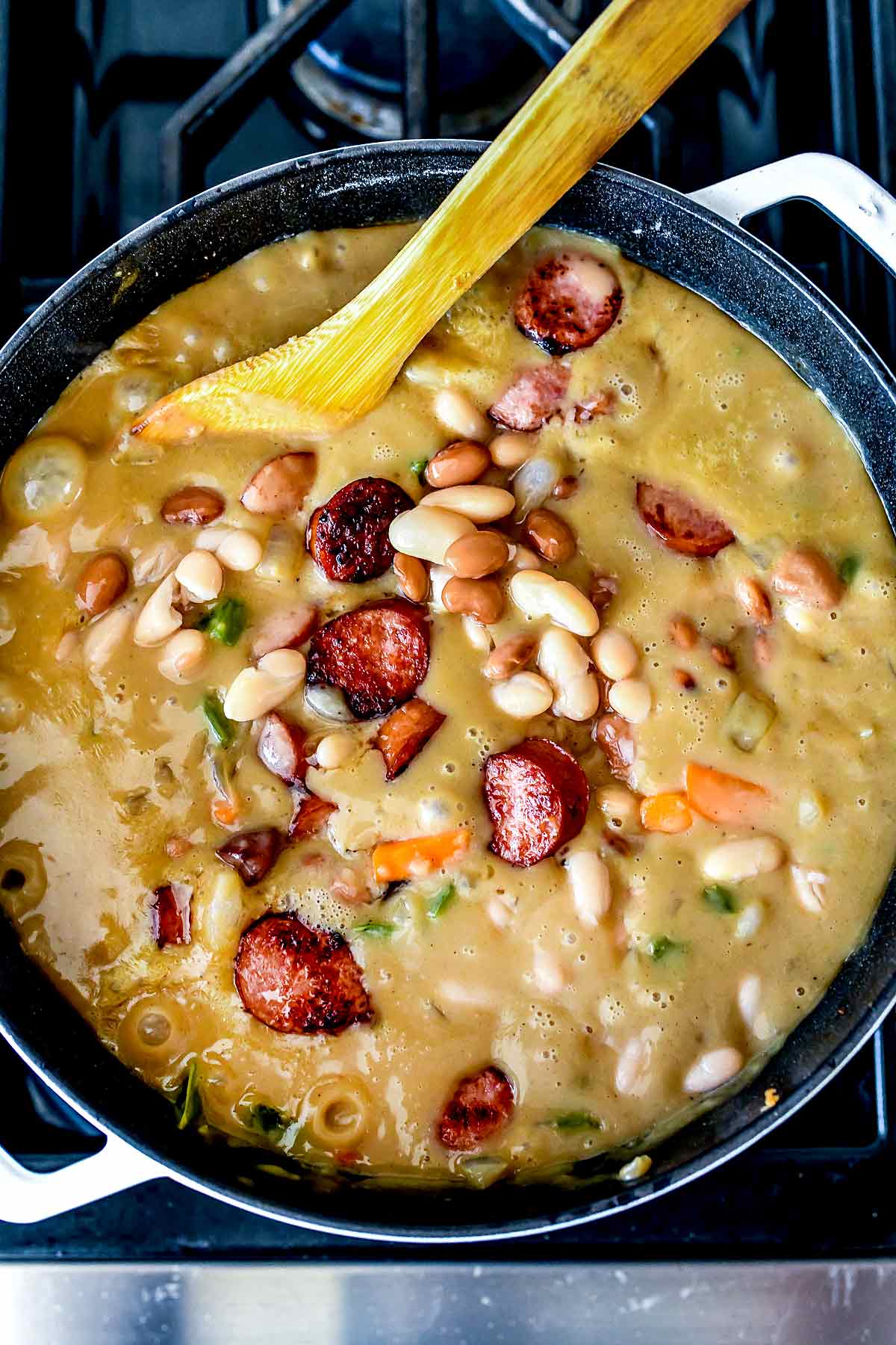 Creamy Bean Soup with Sausage