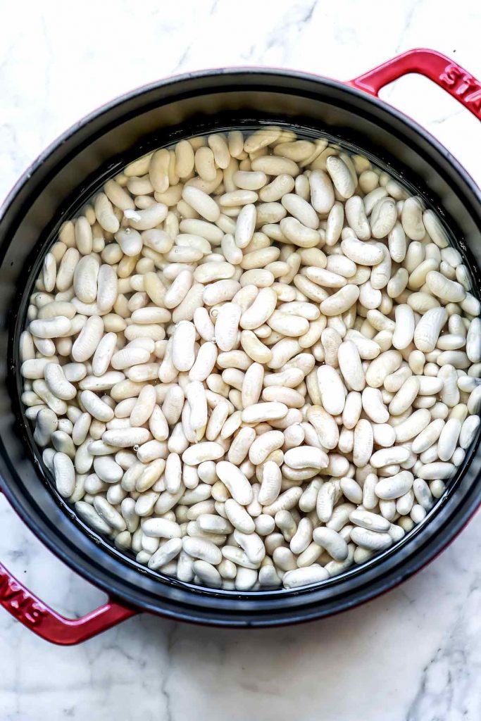 Soaking Cannelini White Beans | foodiecrush.com