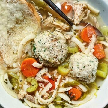 Chicken Matzo Ball Soup foodiecrush.com