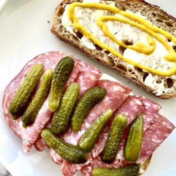 Salami Sandwich | foodiecrush.com