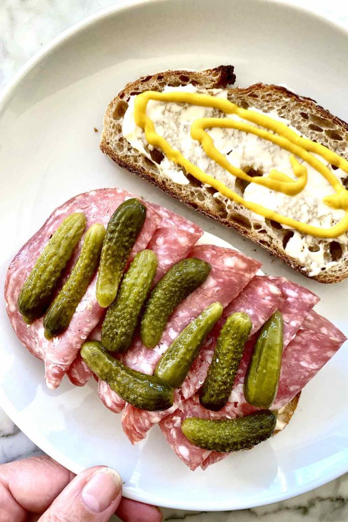 Salami Sandwich | foodiecrush.com
