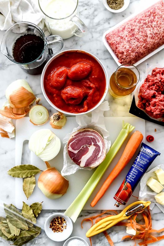 Bolognese Ingredients | foodiecrush.com