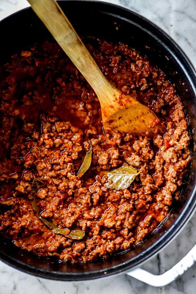 Bolognese Meat Sauce | foodiecrush.com