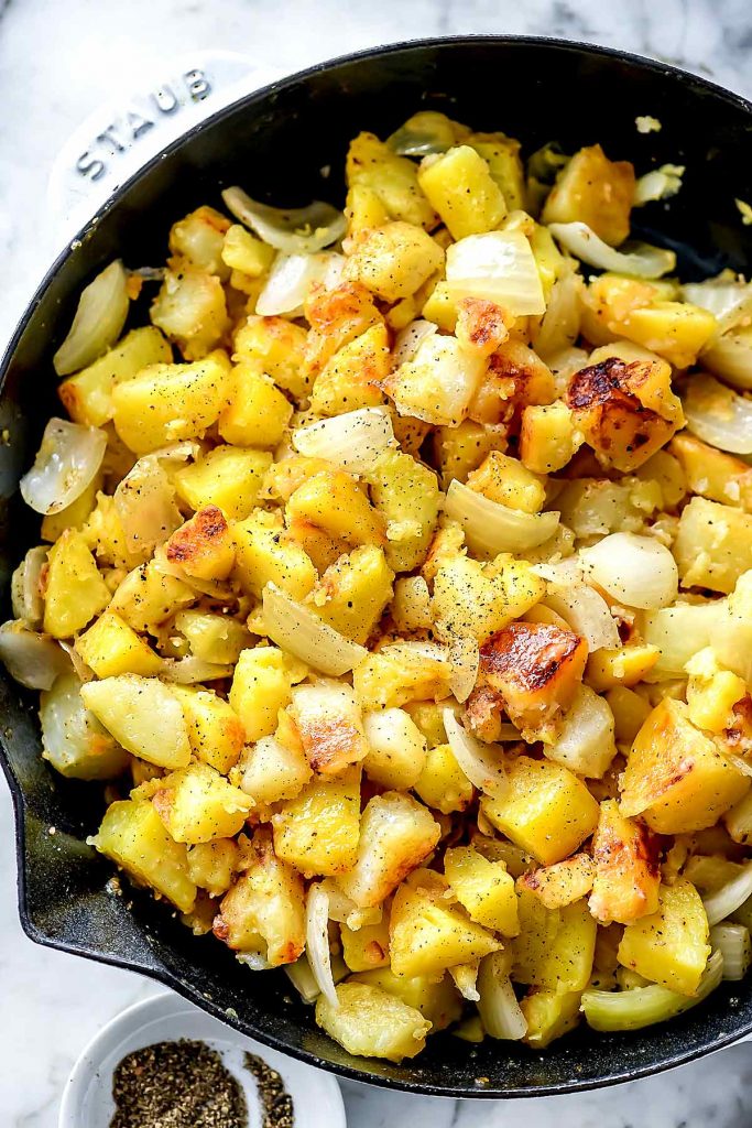THE BEST Breakfast Potatoes | foodiecrush.com