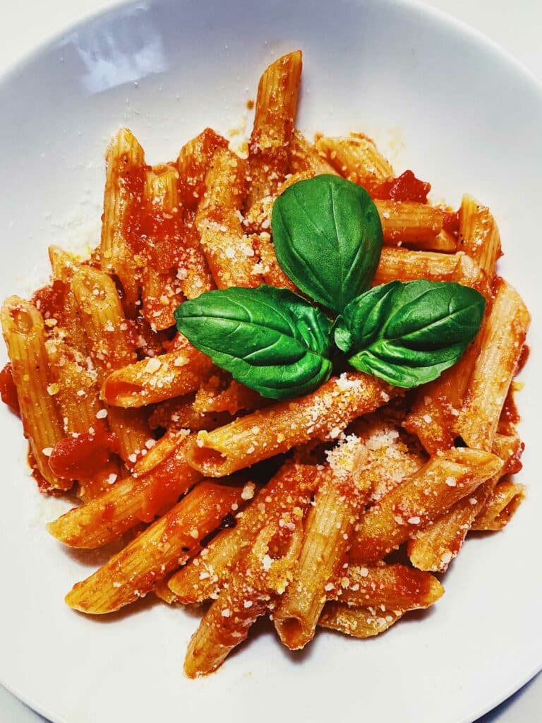Pasta Marinara foodiecrush.com
