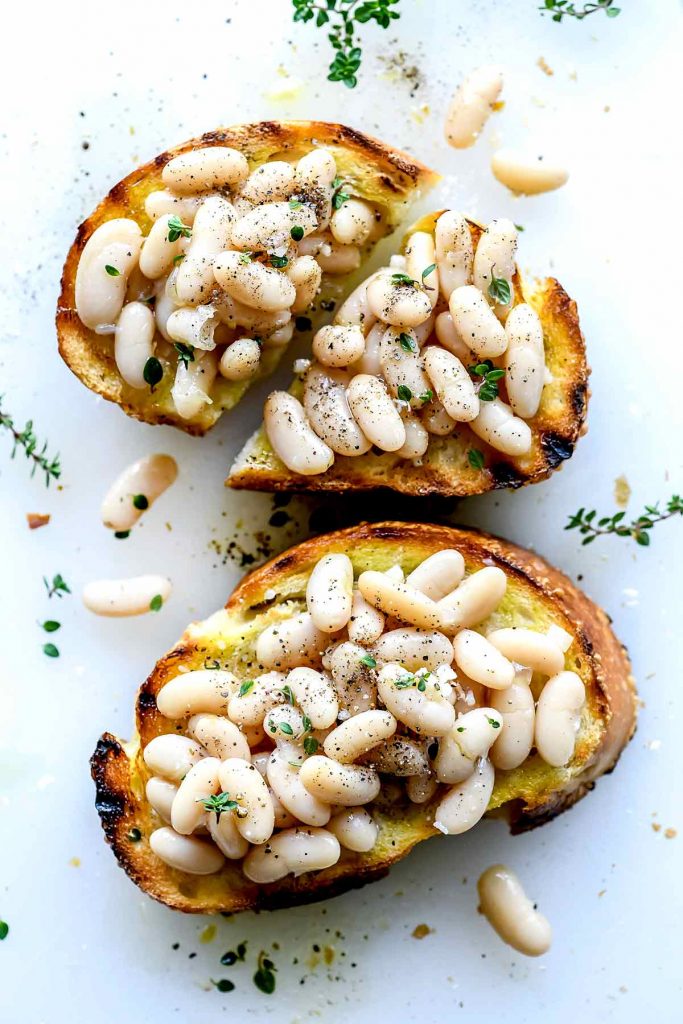 Cannellini Beans on Toast | foodiecrush.com