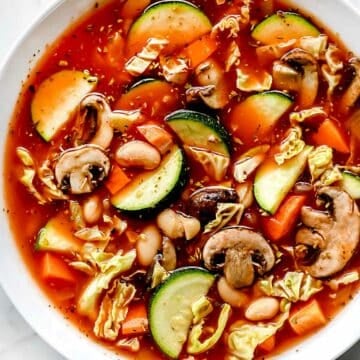 Weight Watchers Cabbage Soup | foodiecrush.com