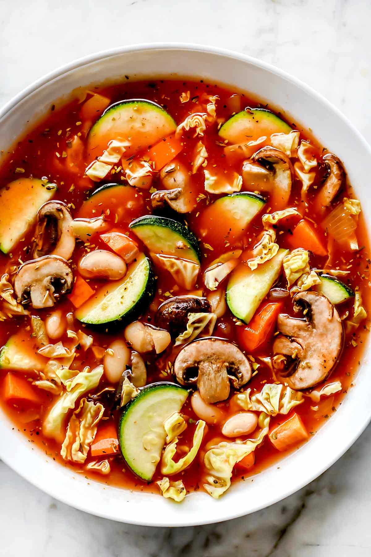 Weight Watchers Cabbage Soup | foodiecrush.com