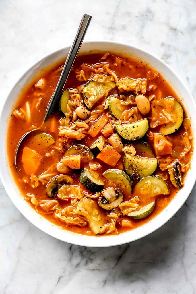 Weight Watchers Cabbage Soup | foodiecrush.com