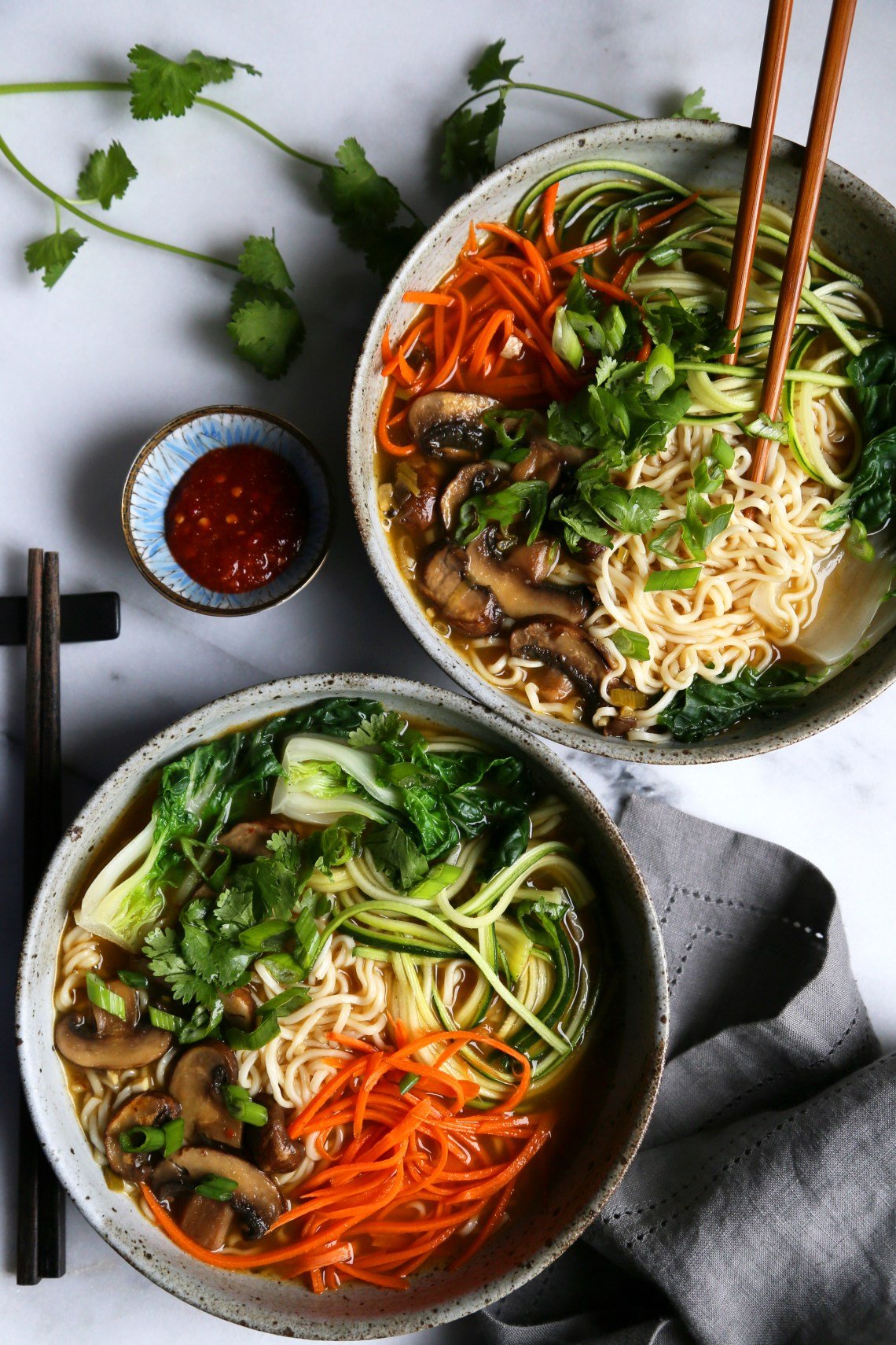 Vegetable Ramen Noodle Soup from supperwithmichelle.com on foodiecrush.com