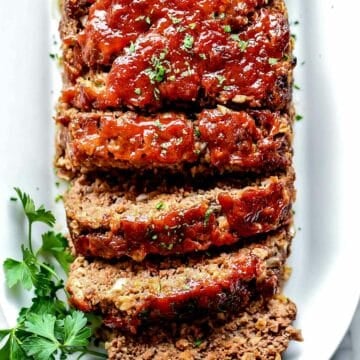 Classic Meatloaf Recipe with Oats foodiecrush.com