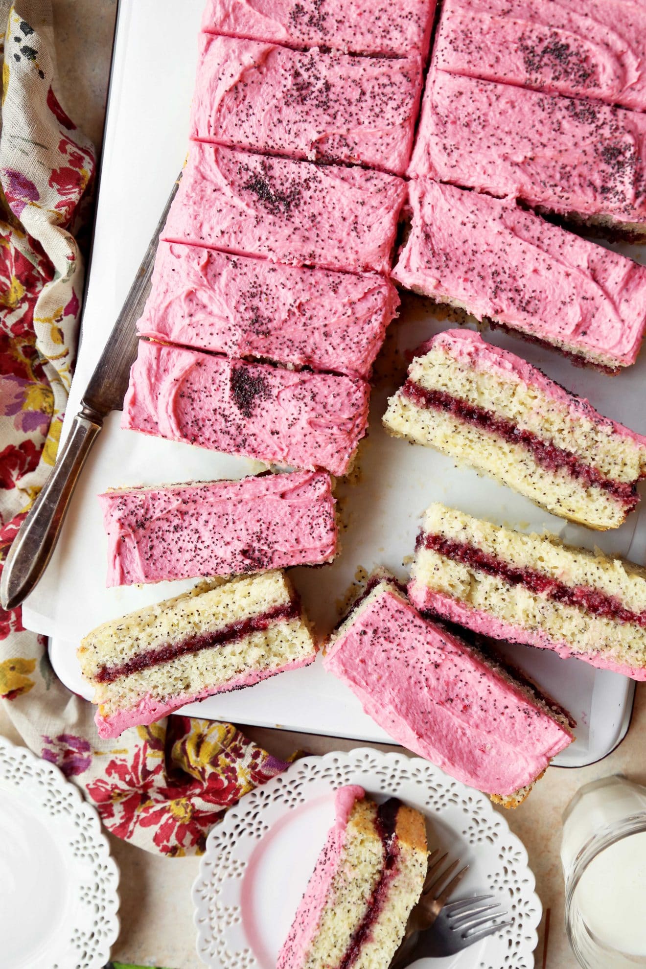 Raspberry Lemon Poppy Seed Snacking Cake from thecandidappetite.com on foodiecrush.com