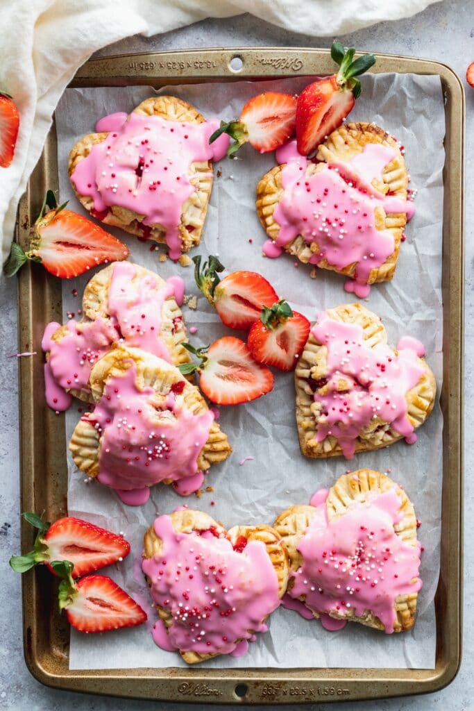 Strawberry Hand Pies from stephaniessweets.com on foodiecrush.com