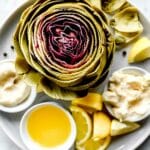 How to Cook Artichokes (Steamed or Roasted) | foodiecrush.com
