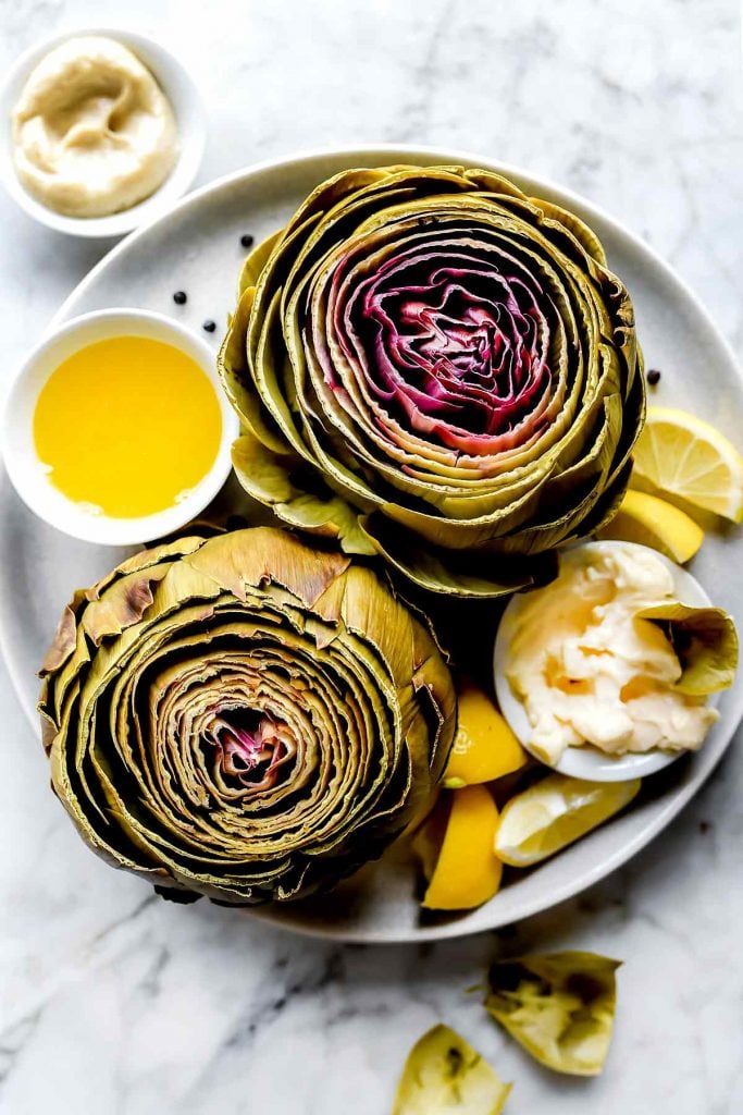 How to Cook Artichokes (Steamed or Roasted) | foodiecrush.com