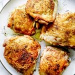 How to Cook THE BEST Chicken Thighs foodiecrush.com