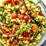 BLT Corn Salad recipe foodiecrush.com