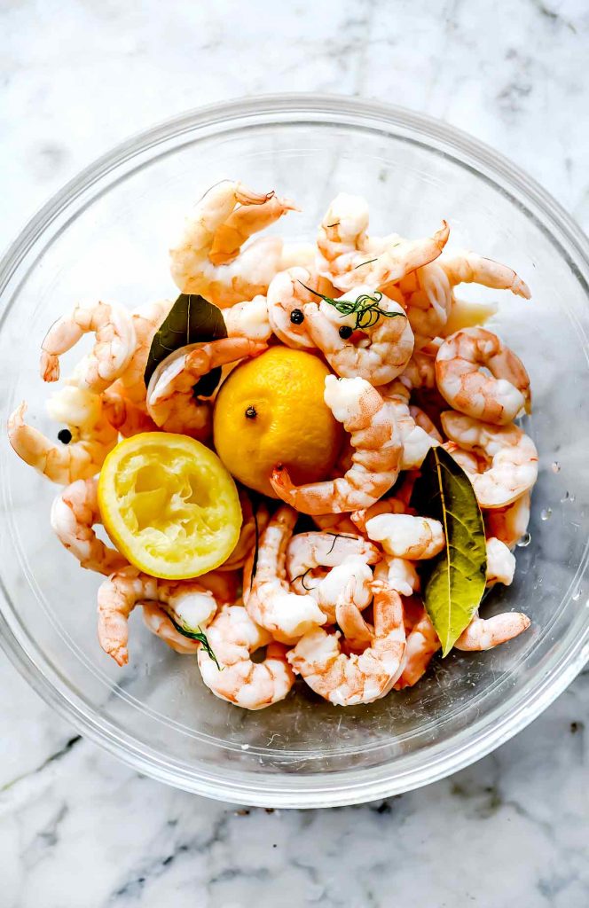 Poached shrimp | foodiecrush.com