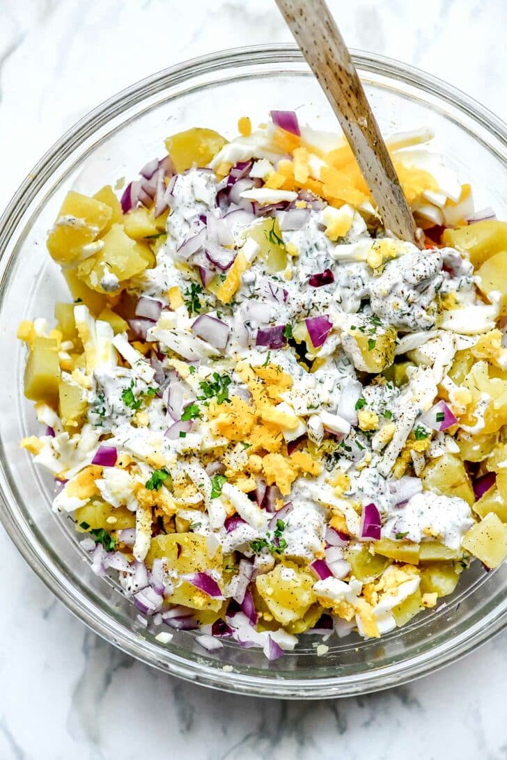 Ranch Potato Salad foodiecrush.com