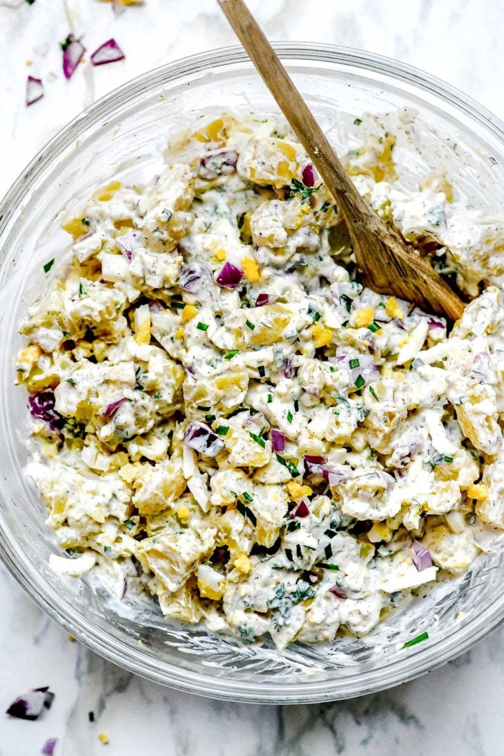 Ranch Potato Salad foodiecrush.com