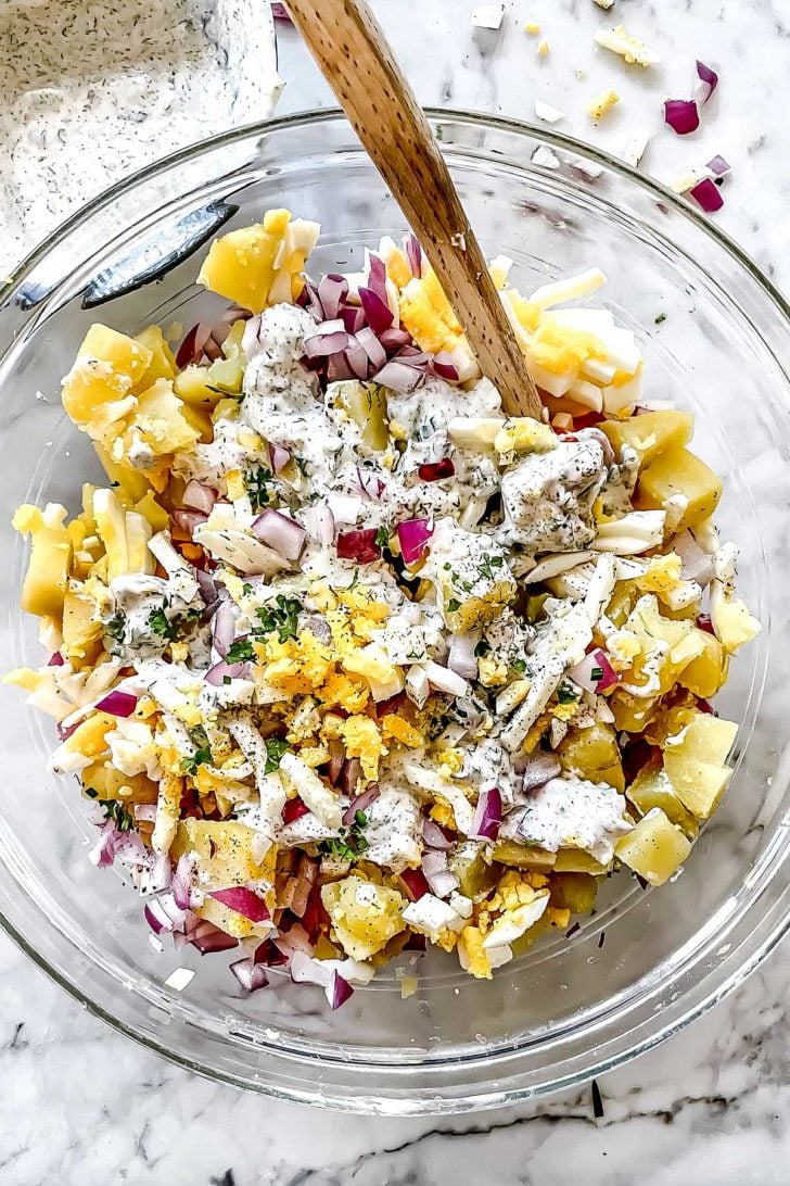 Ranch Potato Salad foodiecrush.com