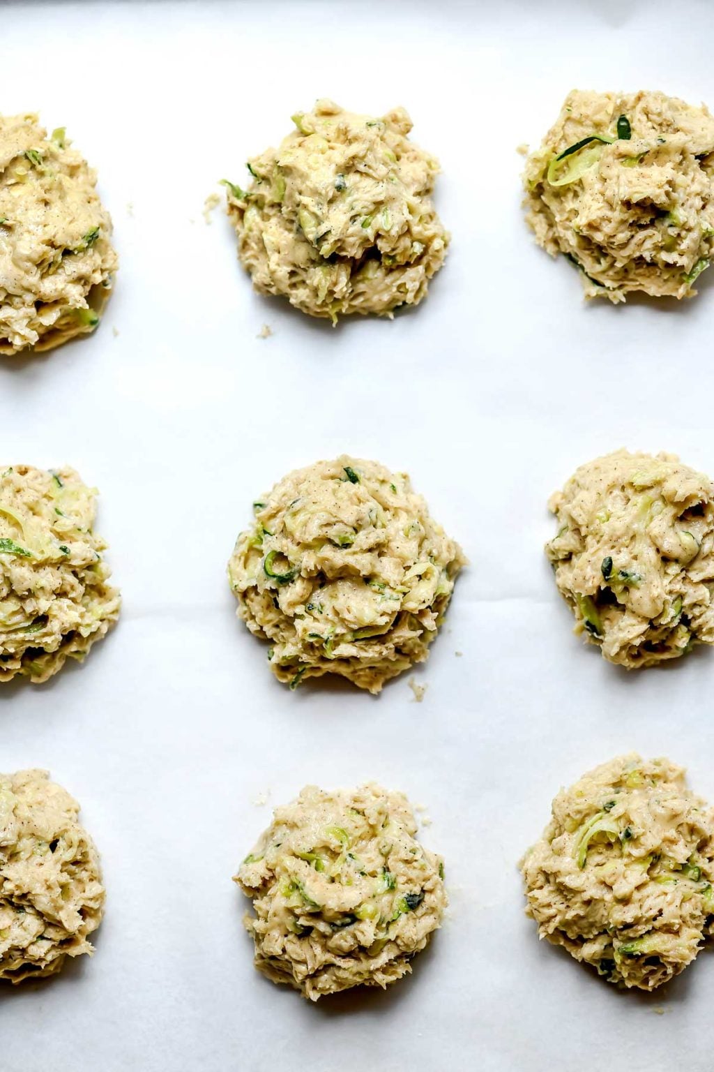 Zucchini Cookies With Lemon Glaze