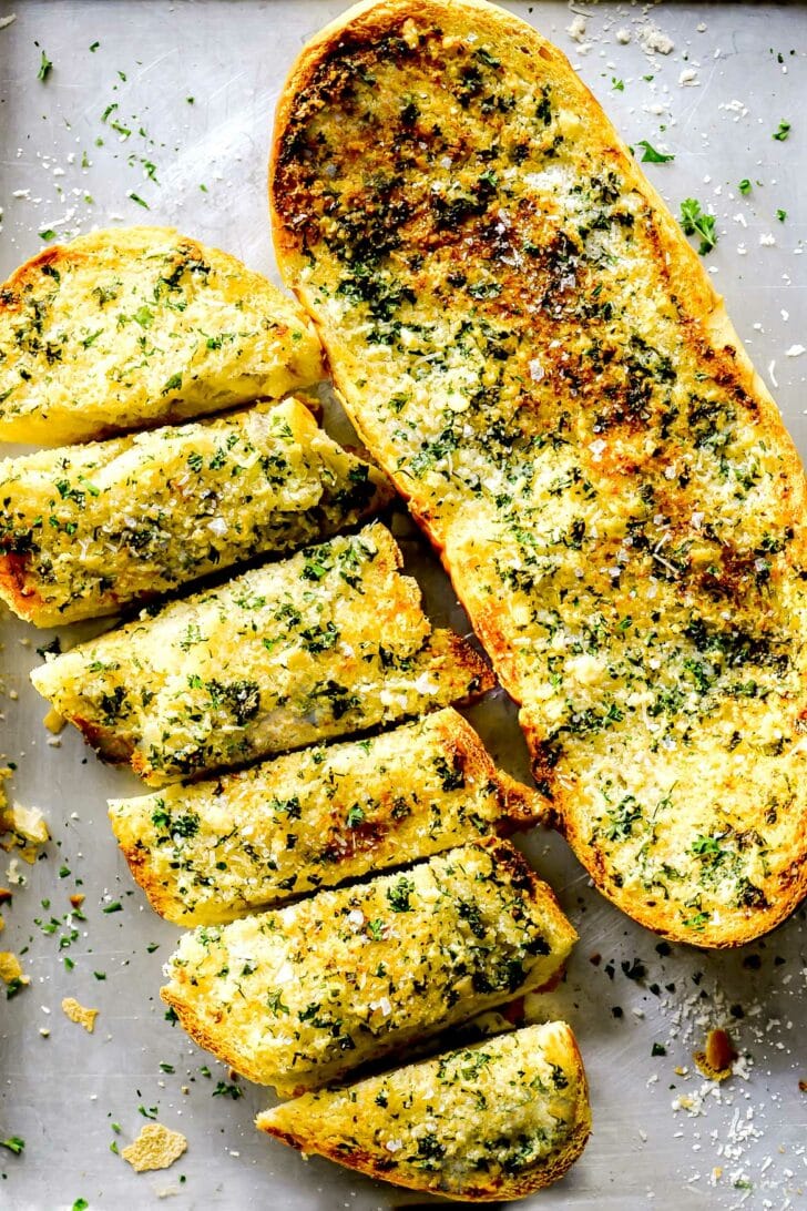 The BEST Garlic Bread foodiecrush.com