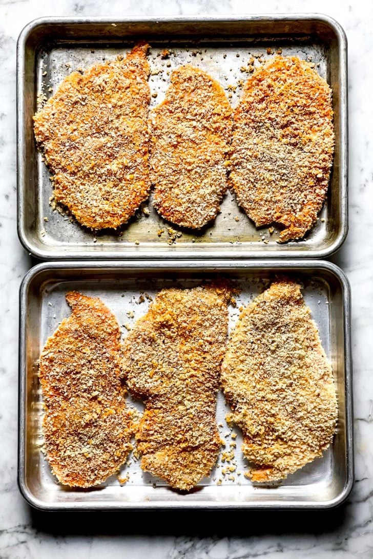 Crispy Baked Buffalo Chicken Breasts 5 Buffalo Chicken Breasts before baking foodiecrush.com