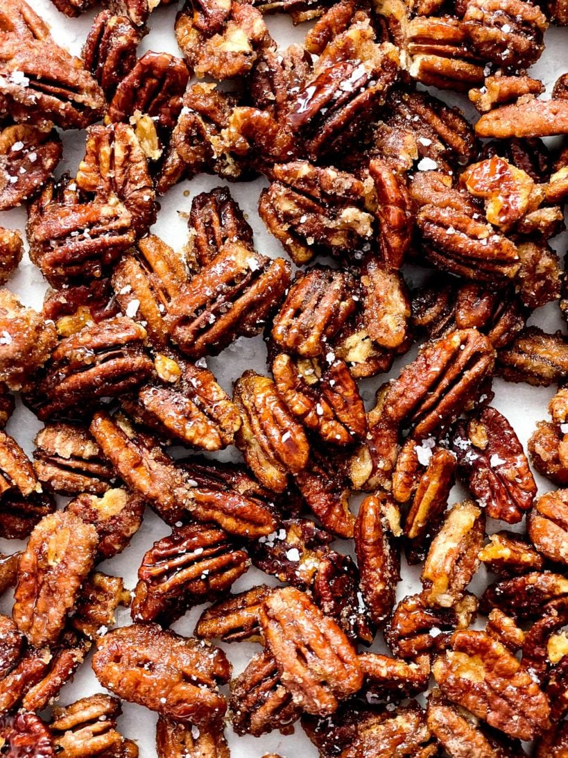 Candied Pecans foodiecrush.com