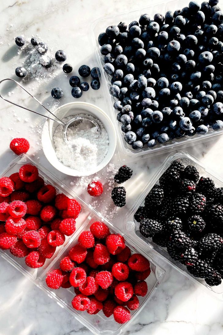Berries and powdered sugar foodiecrush.com