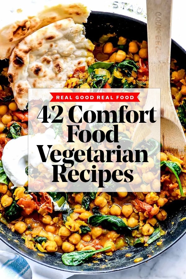 42 Comfort Food Vegetarian Recipes foodiecrush.com