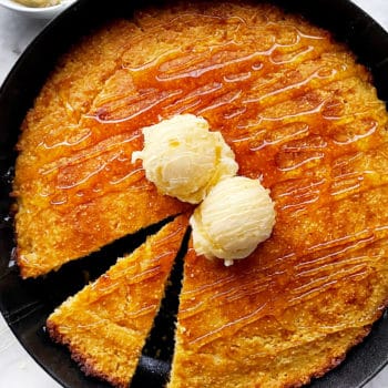 The BEST Cornbread Recipe with Honey Butter foodiecrush.com