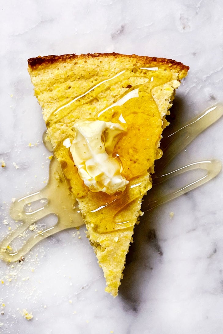 The BEST Cornbread Recipe with honey butterfoodiecrush.com