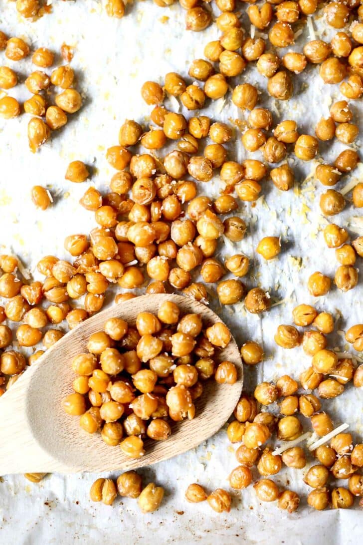 Roasted Chickpeas foodiecrush.com