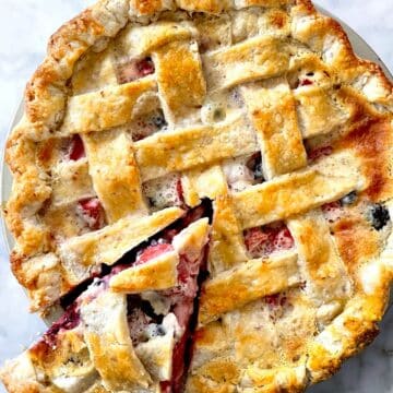 Berry Pie foodiecrush.com