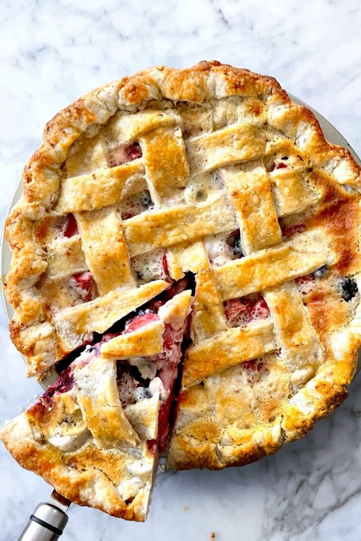 Berry Pie foodiecrush.com