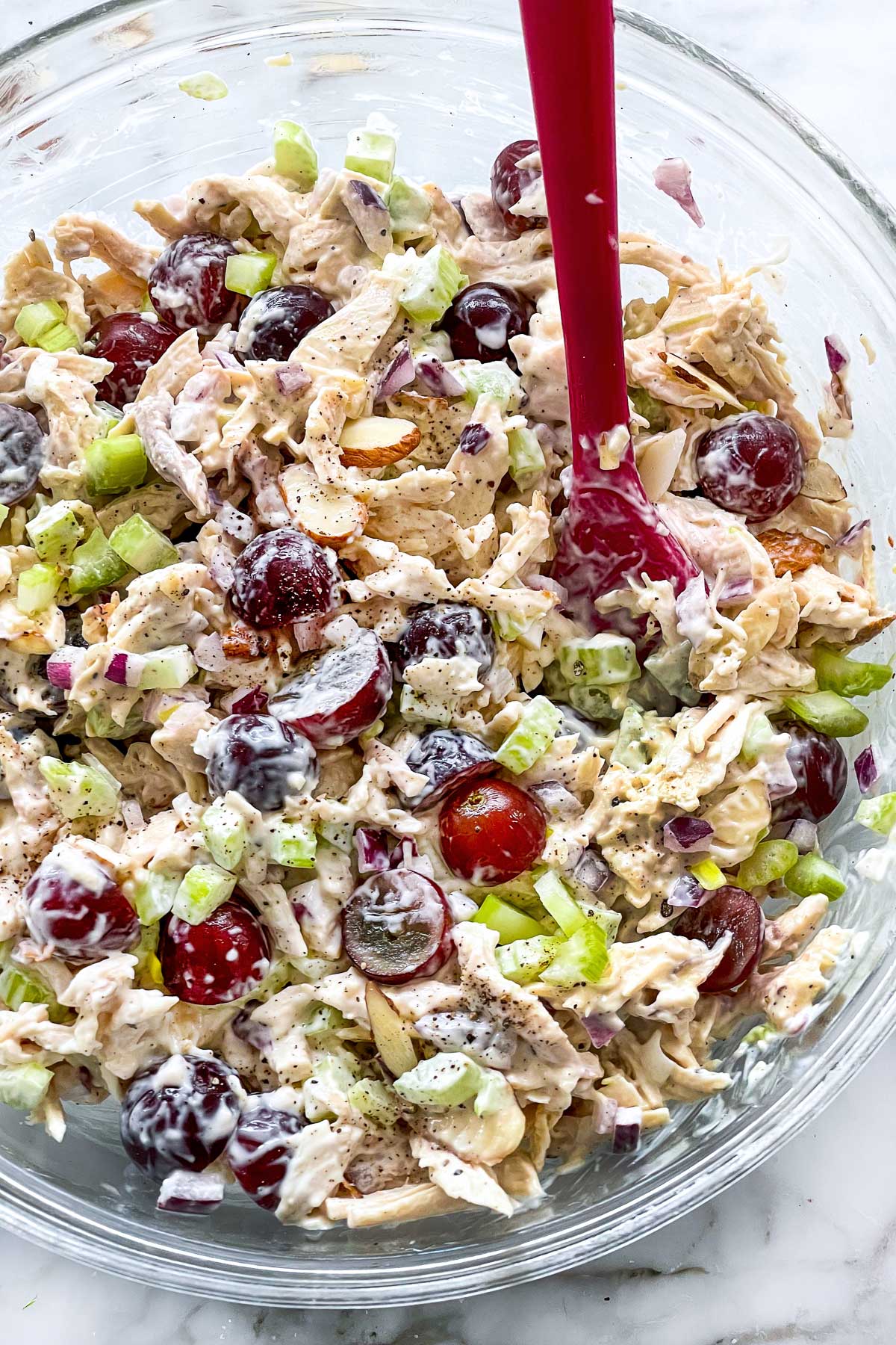 Curry Greek Yogurt Chicken Salad - All the Healthy Things