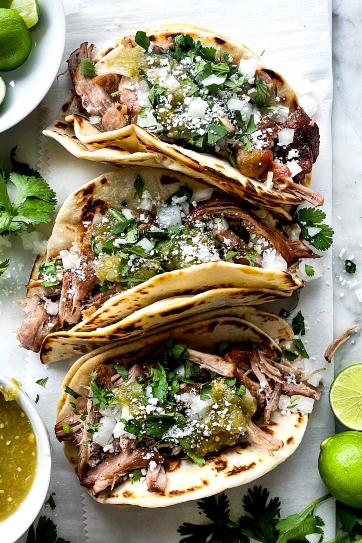 How to Make the BEST Carnitas Tacos foodiecrush.com