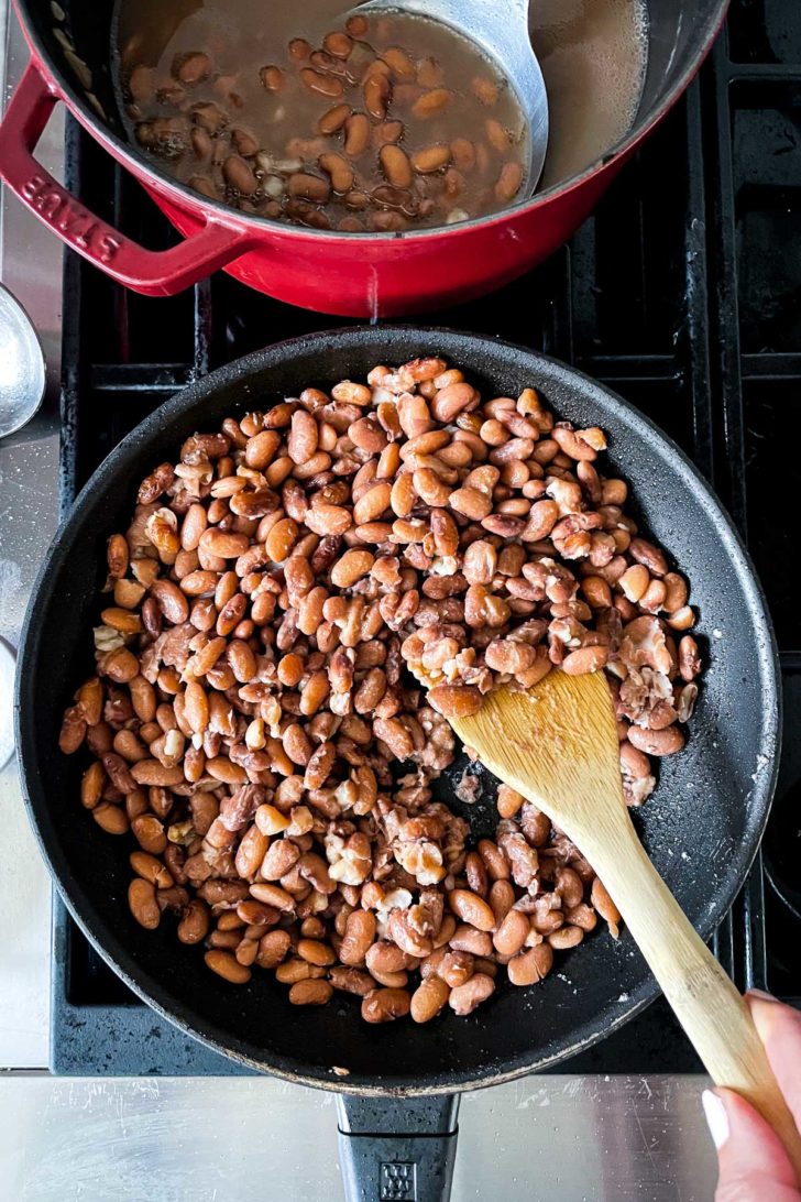 How to Make THE BEST Refried Beans foodiecrush.com