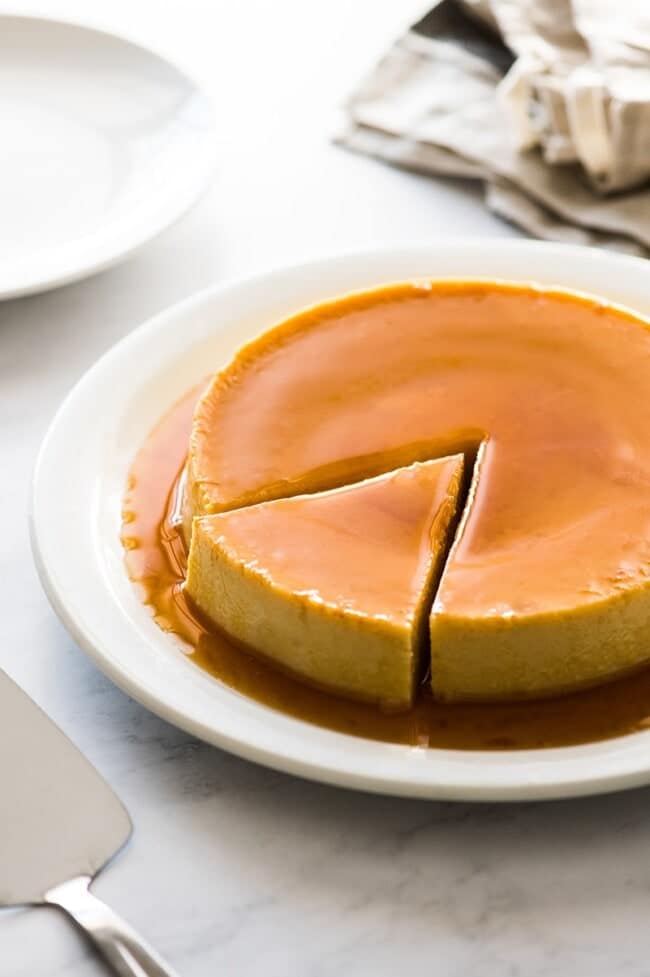 Easy Flan from isabeleats.com on foodiecrush.com