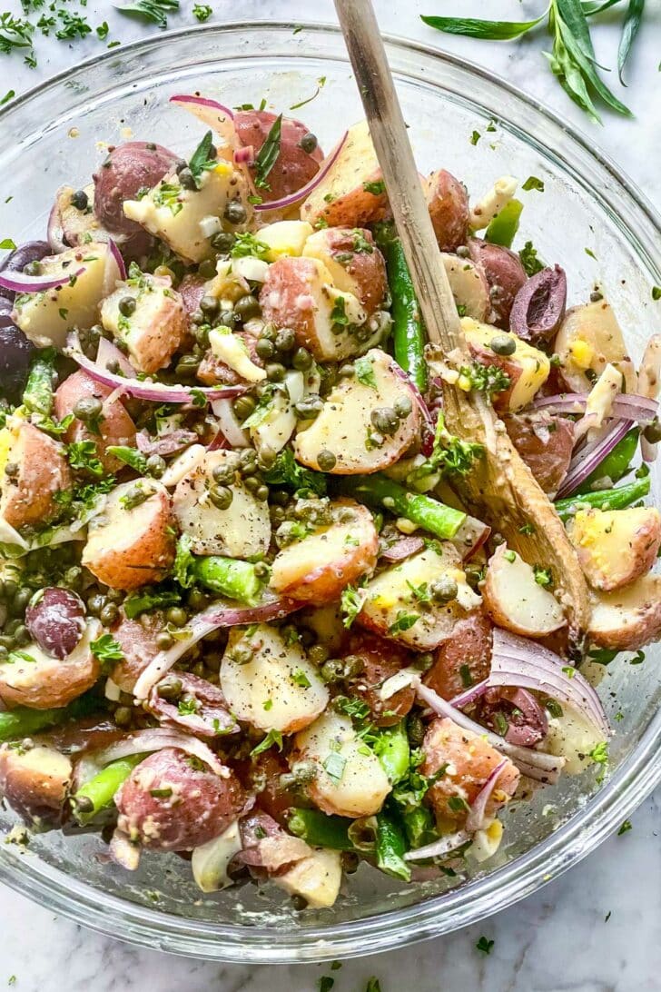 Nicoise Potata Salad foodiecrush.com
