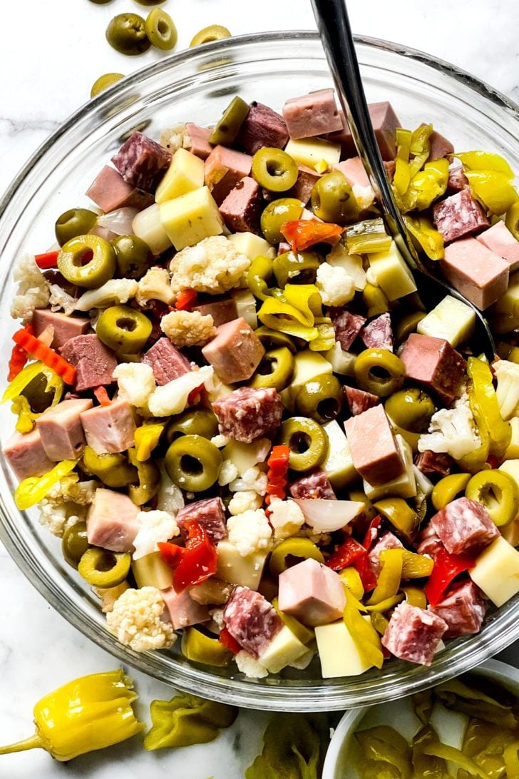 Authentic Antipasto Salad | foodiecrush.com