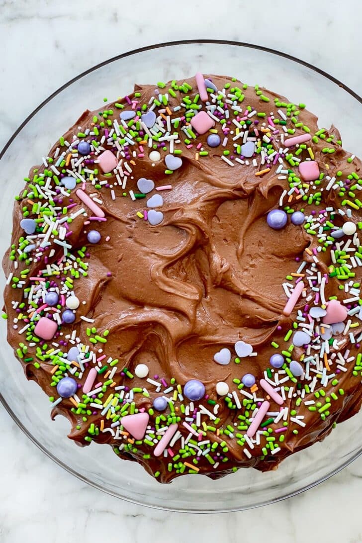 Chocolate Birthday Cake foodiecrush.com