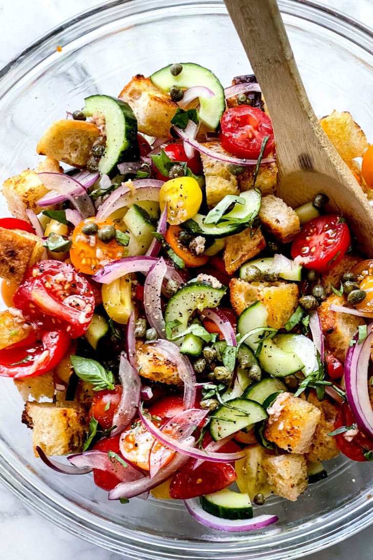 Panzanella Salad foodiecrush.com
