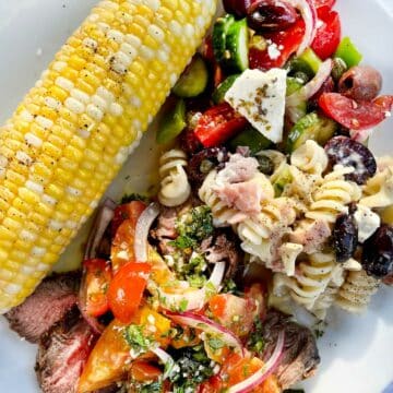 Steak Corn Salads foodiecrush.com